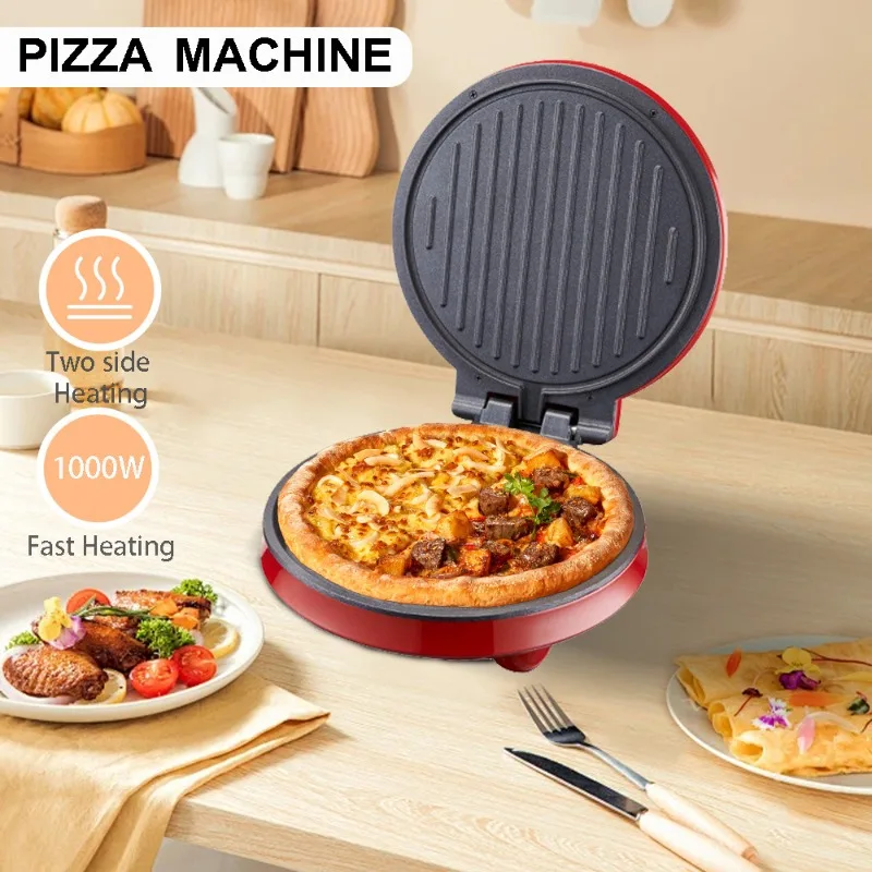 Breakfast Sandwich Press - เครื่องทำพิซซ่าไฟฟ้า 110V, กระทะเค้กไฟฟ้าแบบให้ความร้อนสองด้าน, เครื่องทำแพนเค้ก, เครื่องทำแพนเค้ก, เครื่องทอดอเนกประสงค์