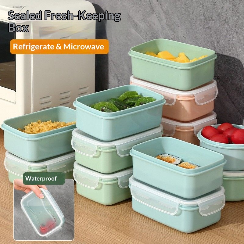 Meal Prep Food - กล่องเก็บอาหารสุญญากาศ ปราศจากสาร BPA สามารถวางซ้อนกันได้ ป้องกันการรั่วซึม กล่องใส่อาหารกลางวัน