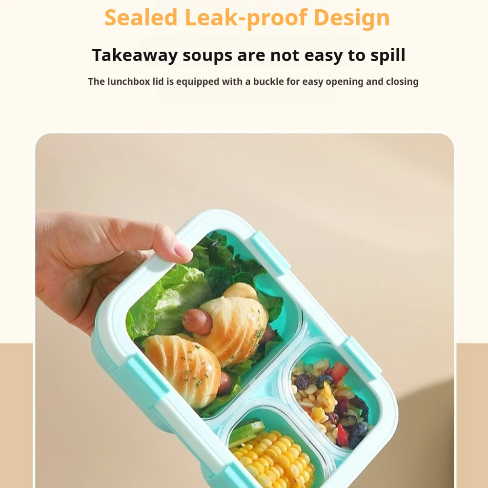 กล่องอาหารกลางวันพร้อมฝาปิด 3  - Meal Prep Jars With Lids บทวิจารณ์และราคา