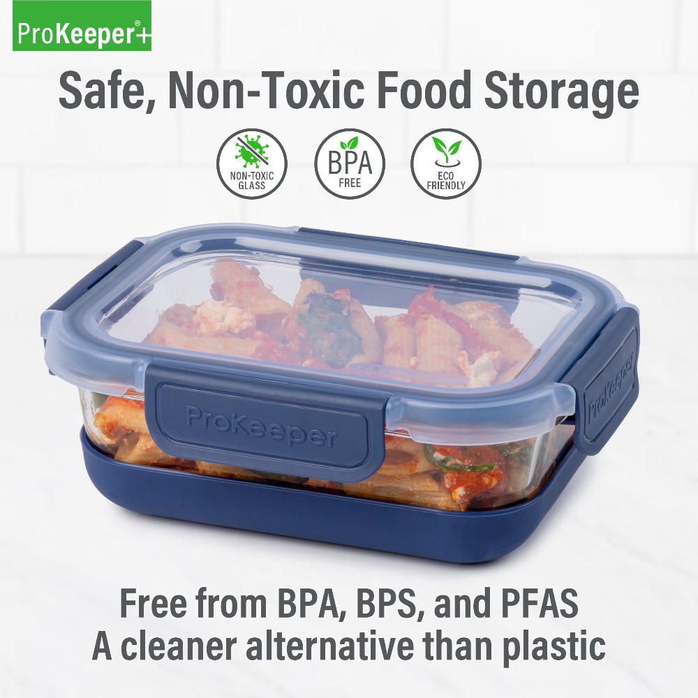 ภาชนะเก็บอาหารแก้วขนาด 2.8 คัพ - Meal Prep Glass Containers บทวิจารณ์และราคา