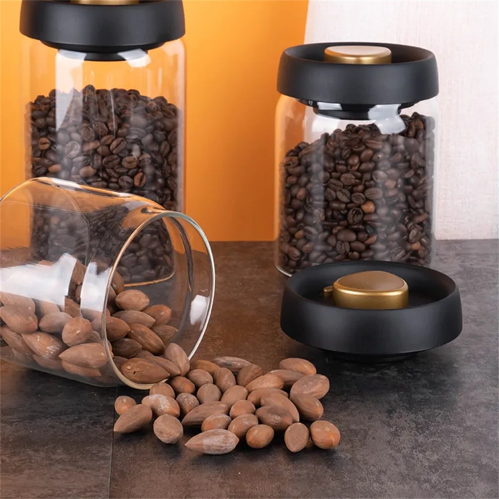 1 แพ็ค ภาชนะเก็บเมล็ดกาแฟ ฝาปิ - Meal Prep Glass Containers บทวิจารณ์และราคา