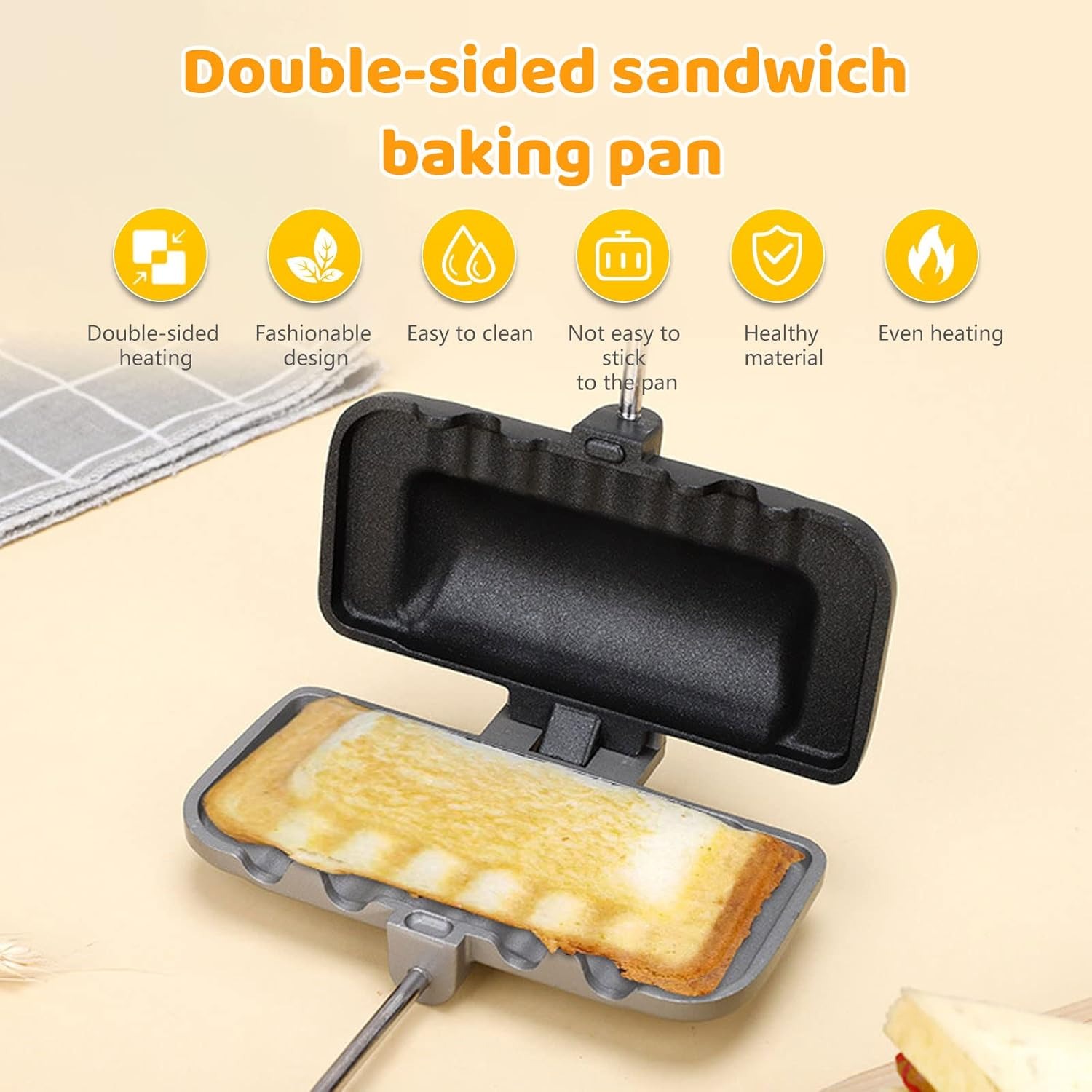 เครื่องทำแซนวิชแบบร้อน, เครื่อ - Breakfast Sandwich Press บทวิจารณ์และราคา