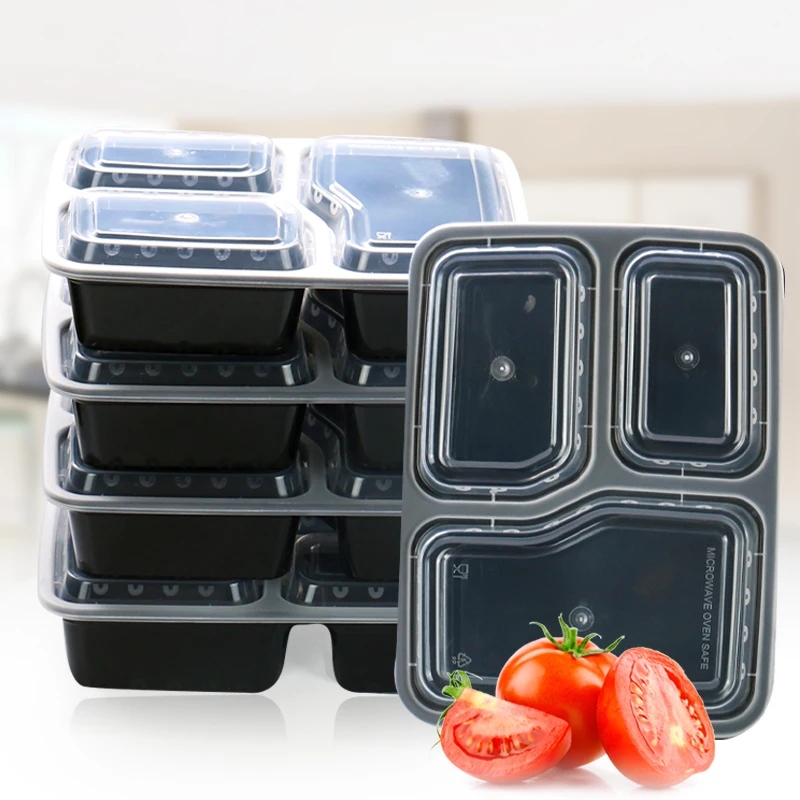 7 แพ็ค 3 ช่องภาชนะเตรียมอาหารห - Meal Prep Glass Containers บทวิจารณ์และราคา
