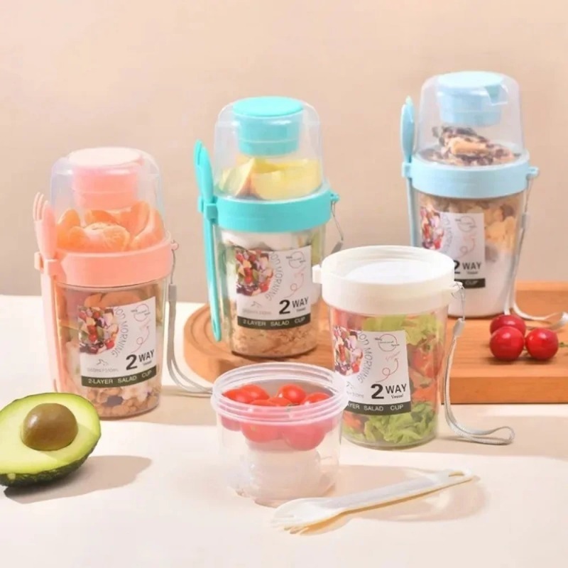 ถ้วยโยเกิร์ตข้าวโอ๊ตแบบพกพา ถ้ - Meal Prep Glass Containers บทวิจารณ์และราคา