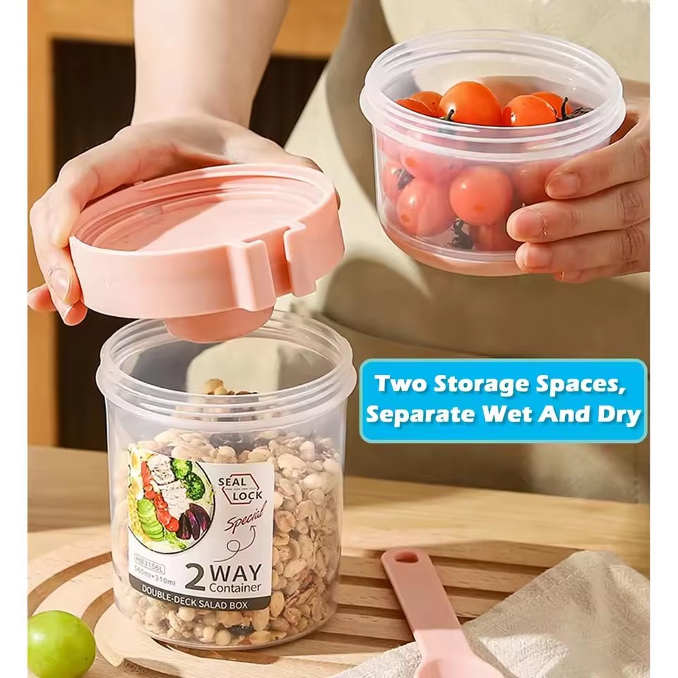 ถ้วยสลัดข้าวโอ๊ต 500 มล. + 300 - Meal Prep Oatmeal บทวิจารณ์และราคา