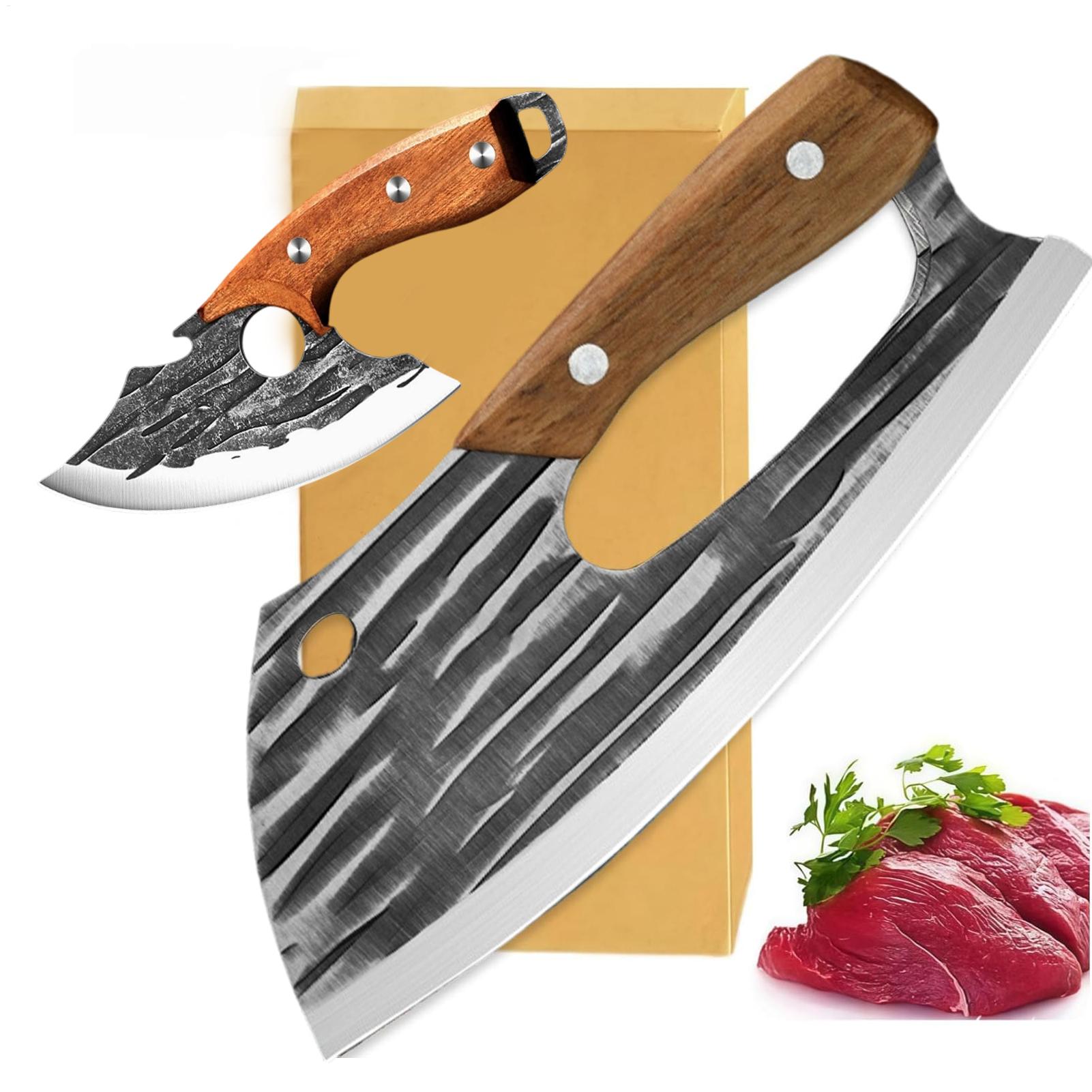 มีดสับเนื้อ 2 ชิ้น แบบหนา สำหร - Meal Prep Restaurant บทวิจารณ์และราคา