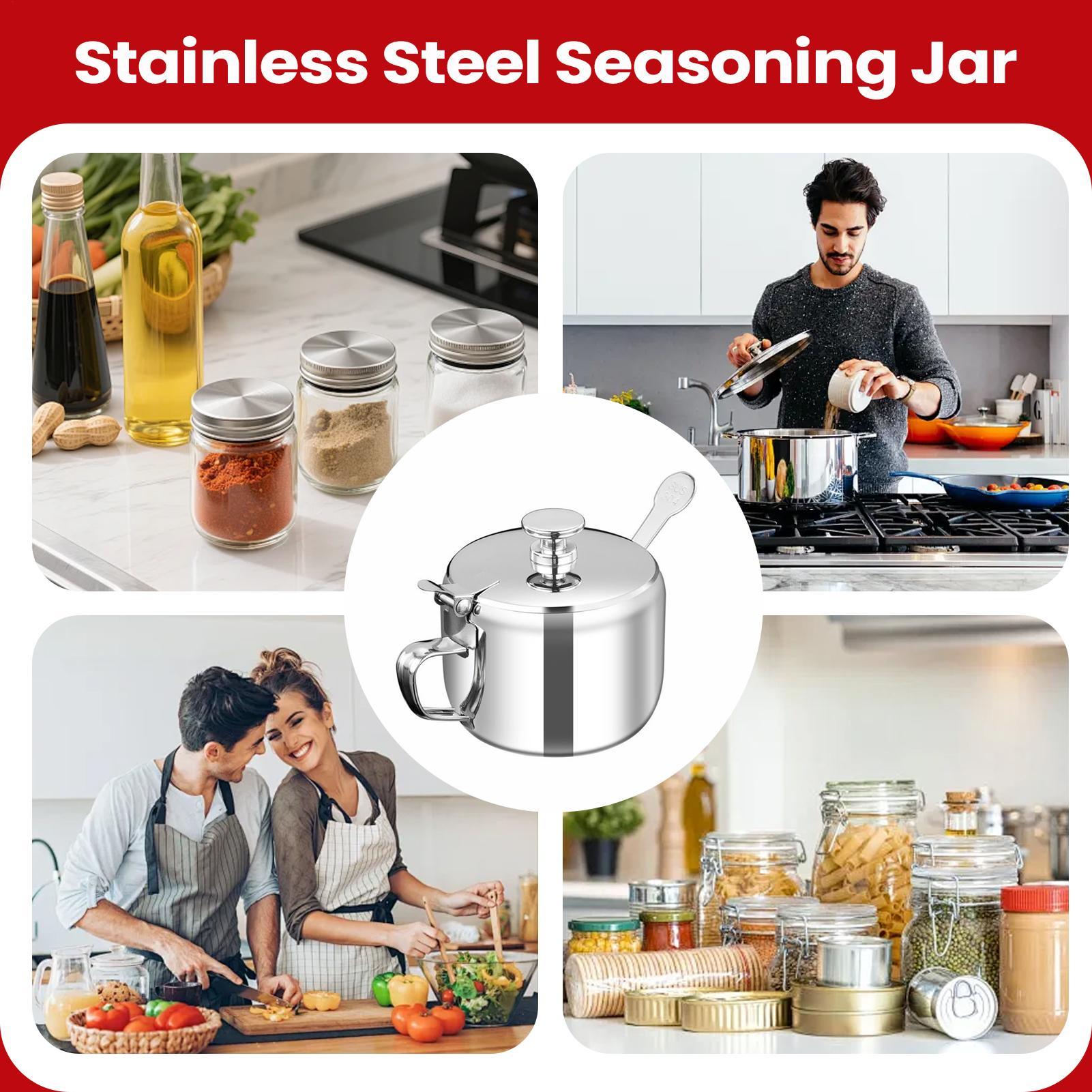 ภาชนะใส่เครื่องปรุงรส หม้อเก็บ - Meal Prep Jars With Lids บทวิจารณ์และราคา
