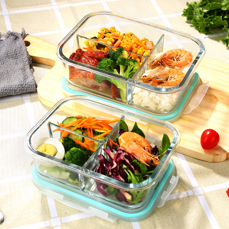 กล่องแก้วเก็บอาหารสด ทนความร้อ - Meal Prep Glass Containers บทวิจารณ์และราคา