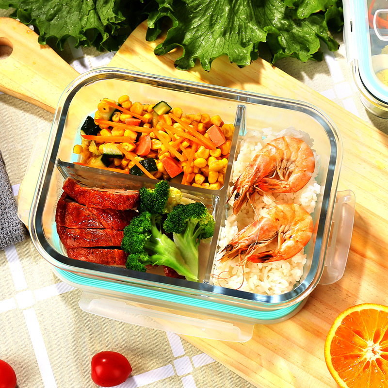 กล่องแก้วเก็บอาหารสด ทนความร้อ - Meal Prep Glass Containers บทวิจารณ์และราคา