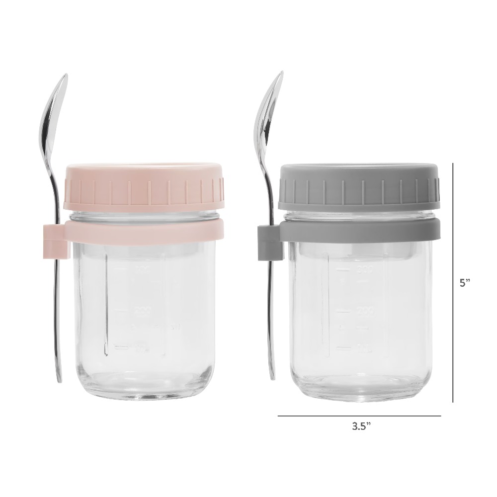ขวดใส่อาหารและภาชนะใส่พาร์เฟต์ - Meal Prep Glass Containers บทวิจารณ์และราคา