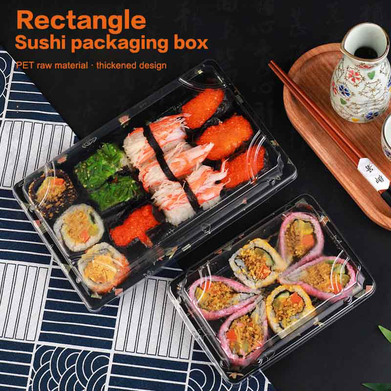 กล่องซูชิแบบหนา 10 ชิ้น พร้อมฝ - Meal Prep Restaurant บทวิจารณ์และราคา