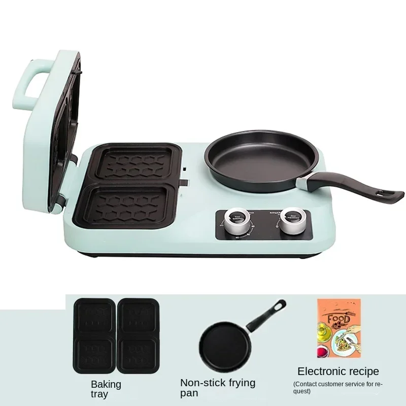 เครื่องทำอาหารเช้า 4-in-1 / เค - Breakfast Sandwich Press บทวิจารณ์และราคา
