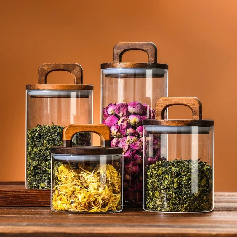 ขวดแก้วใสพร้อมฝาปิดไม้ไผ่กระป๋ - Meal Prep Glass Containers บทวิจารณ์และราคา