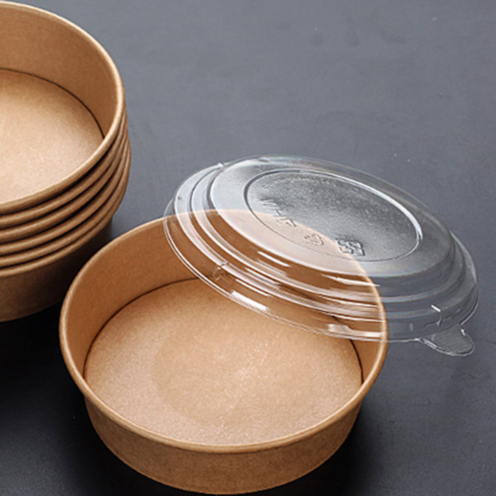 ชามกระดาษคราฟท์พร้อมฝาปิด 20 ช - Meal Prep Food บทวิจารณ์และราคา
