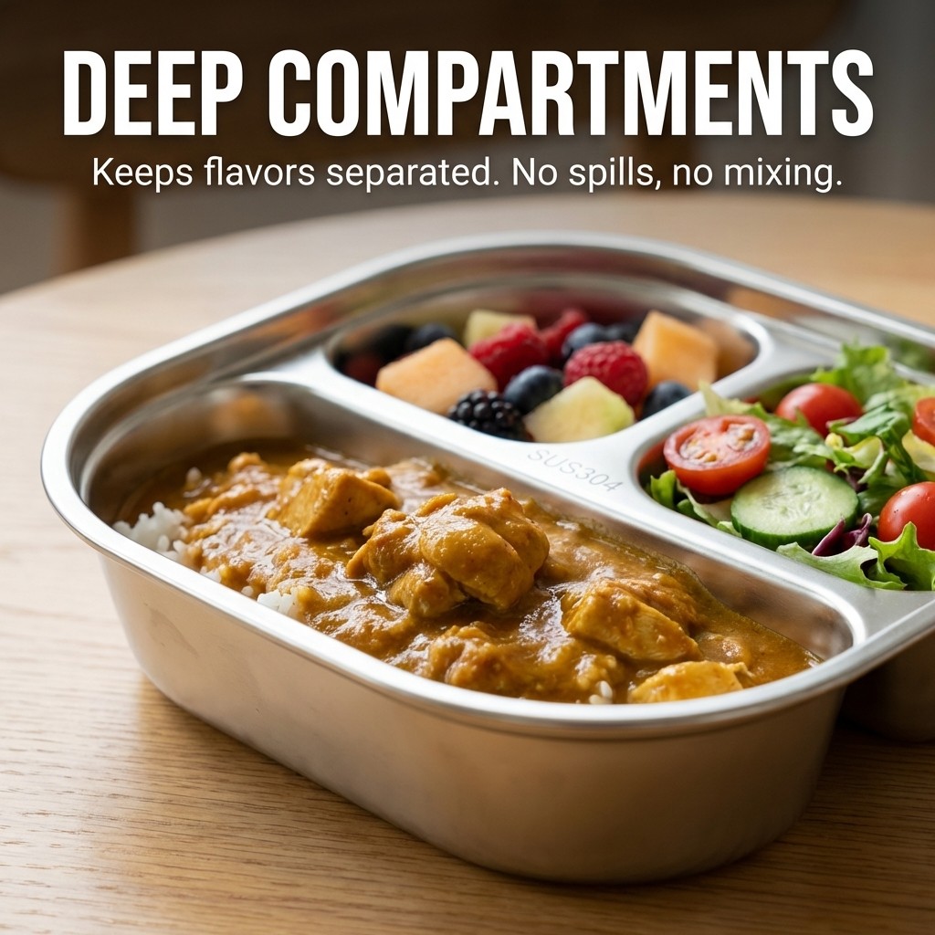 กล่องข้าวสแตนเลส 304 สำหรับไมโ - Meal Prep Diet บทวิจารณ์และราคา