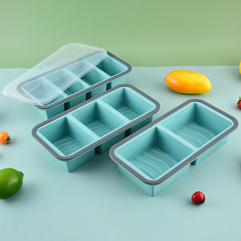 ถาดซิลิโคนสำหรับแช่แข็งอาหาร 1 - Meal Prep Oatmeal บทวิจารณ์และราคา