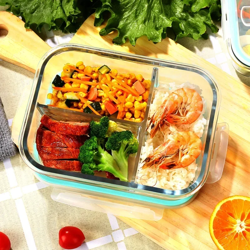 กล่องแก้วเก็บอาหารสด ทนความร้อ - Meal Prep Glass Containers บทวิจารณ์และราคา