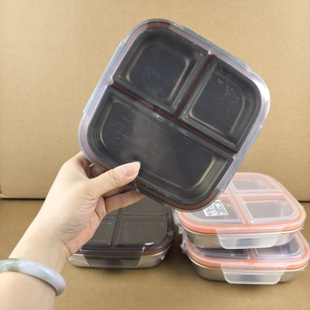 กล่องอาหารสแตนเลส 304 ทรงสี่เห - Meal Prep Diet บทวิจารณ์และราคา