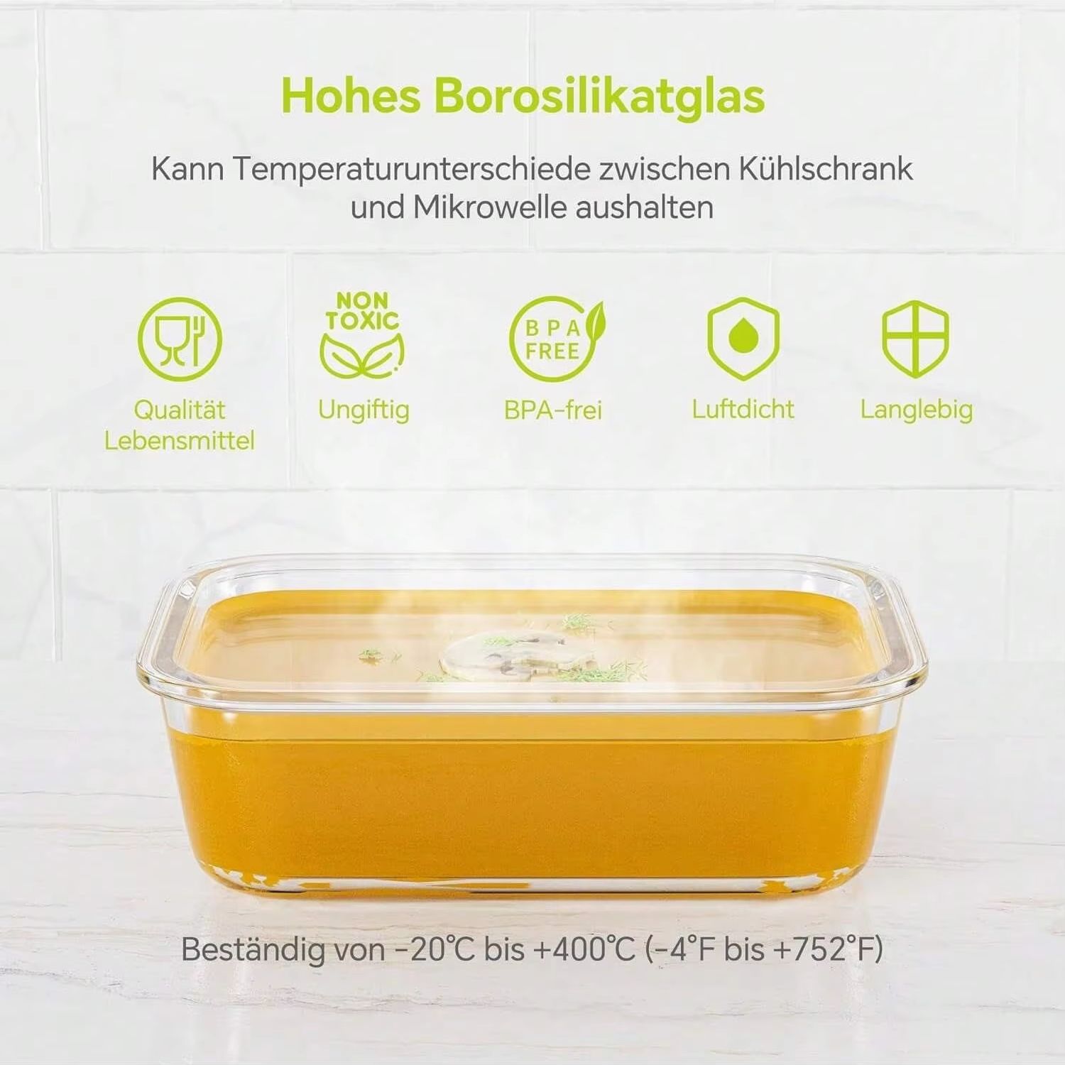 ภาชนะแก้วสำหรับเก็บอาหารพร้อมฝ - Meal Prep Jars With Lids บทวิจารณ์และราคา