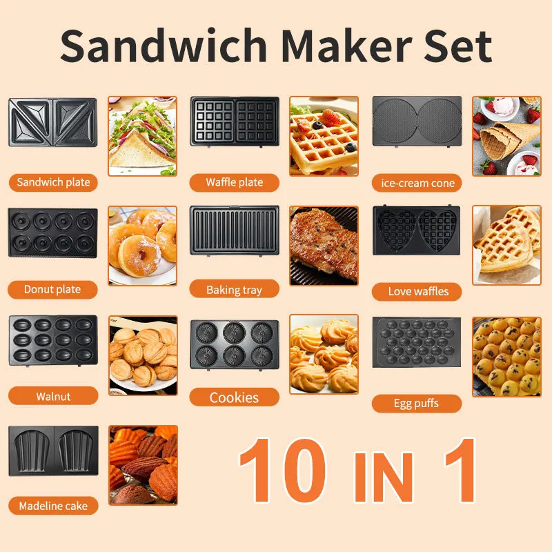 เครื่องใช้ไฟฟ้าในครัวเรือน 220 - Breakfast Sandwich Press บทวิจารณ์และราคา