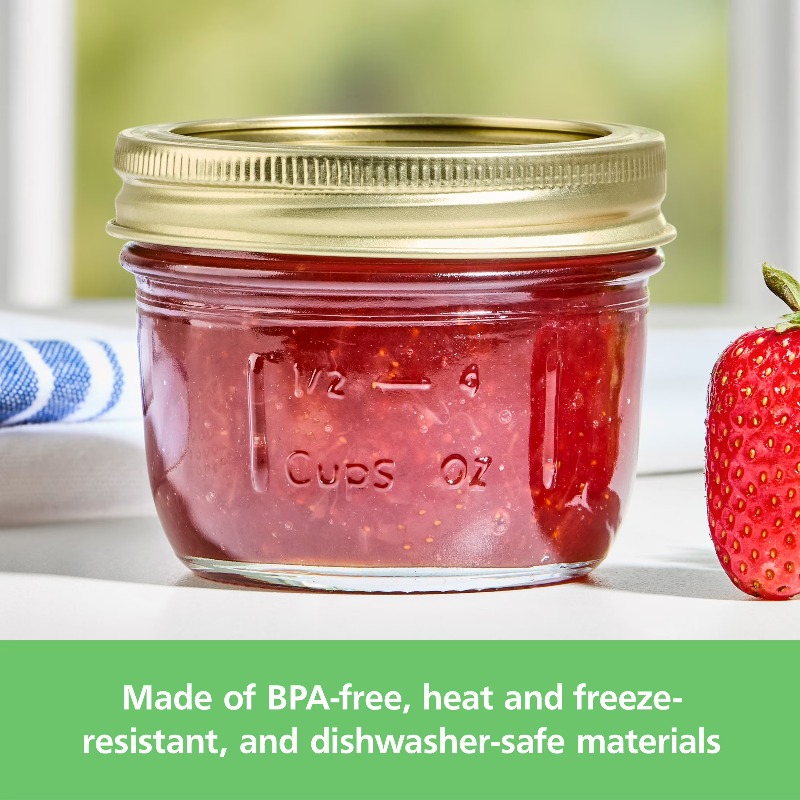 ขวดโหลแก้วขนาด 8 ออนซ์ ปากกว้า - Meal Prep Jars With Lids บทวิจารณ์และราคา