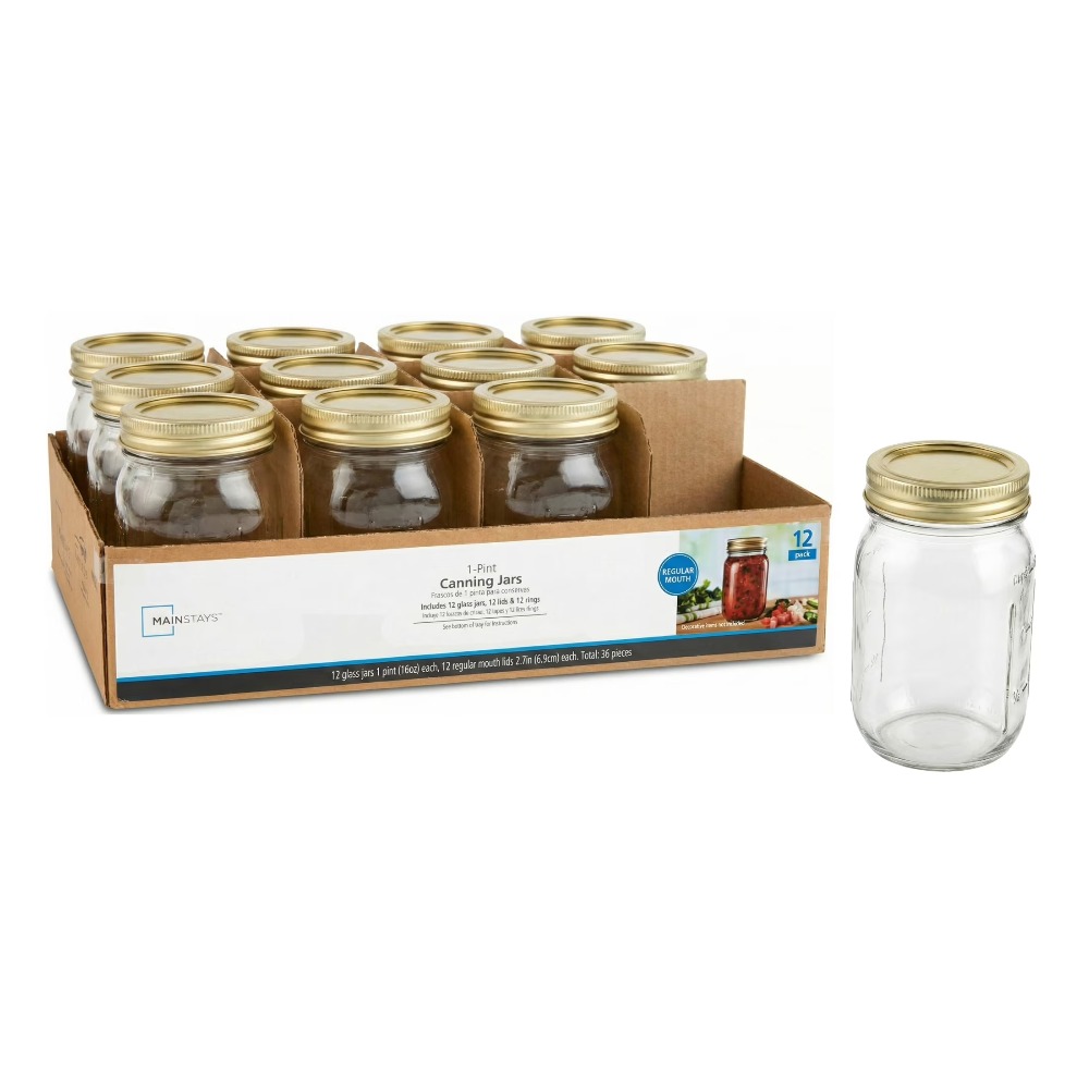 ขวดแก้วเมสันขนาด 16 ออนซ์ ปากก - Meal Prep Jars With Lids บทวิจารณ์และราคา