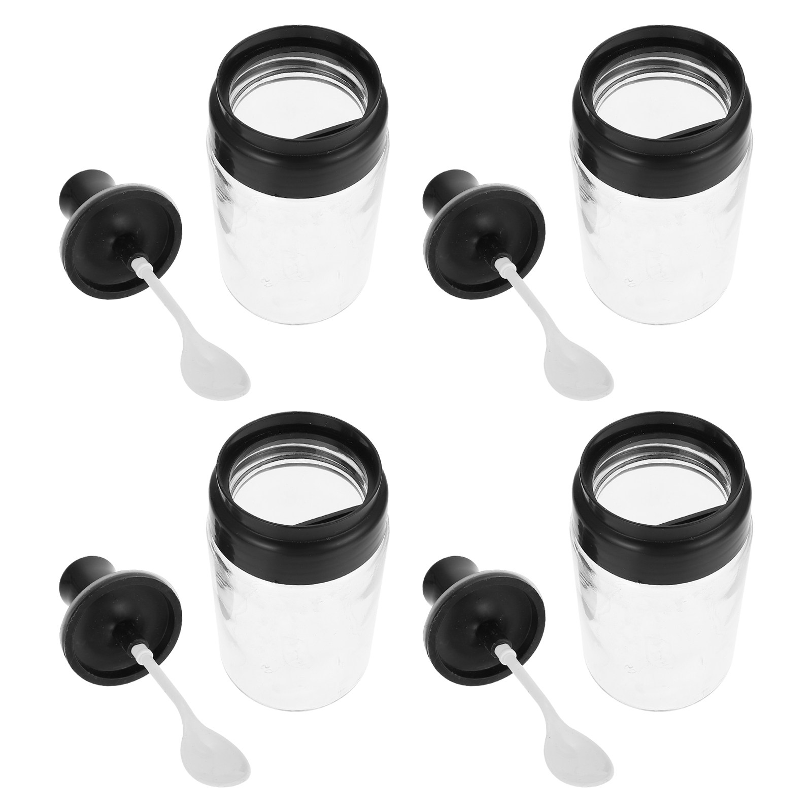 ขวดแก้วใส่เครื่องเทศ 4 ชิ้น พร - Meal Prep Jars With Lids บทวิจารณ์และราคา