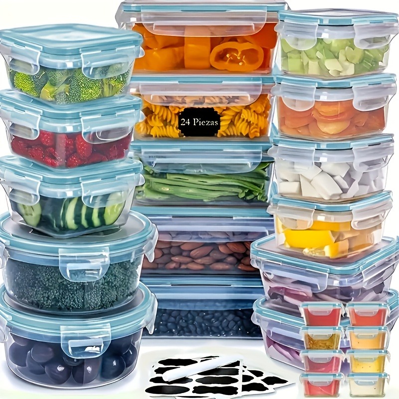 ชุดเก็บอาหารปลอดสาร BPA 48 ชิ้ - Meal Prep Glass Containers บทวิจารณ์และราคา