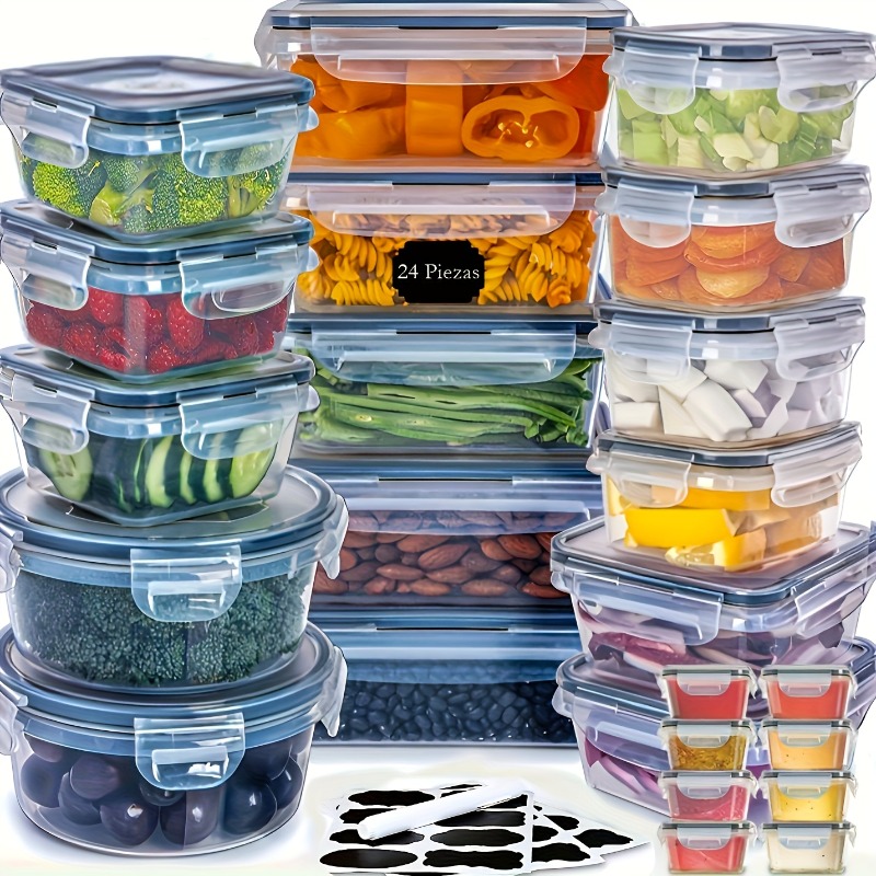 ชุดเก็บอาหารปลอดสาร BPA 48 ชิ้ - Meal Prep Glass Containers บทวิจารณ์และราคา