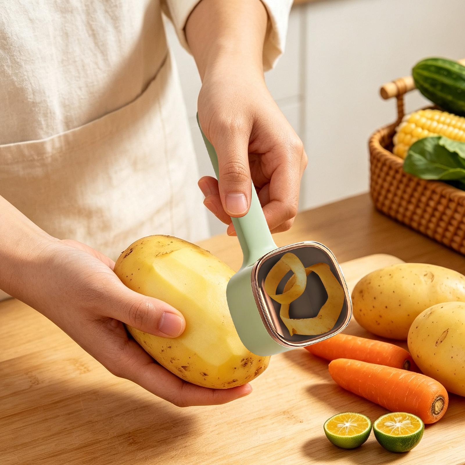 ที่ปอกผักพร้อมที่เก็บเศษ ที่ปอ - Meal Prep With Potatoes บทวิจารณ์และราคา