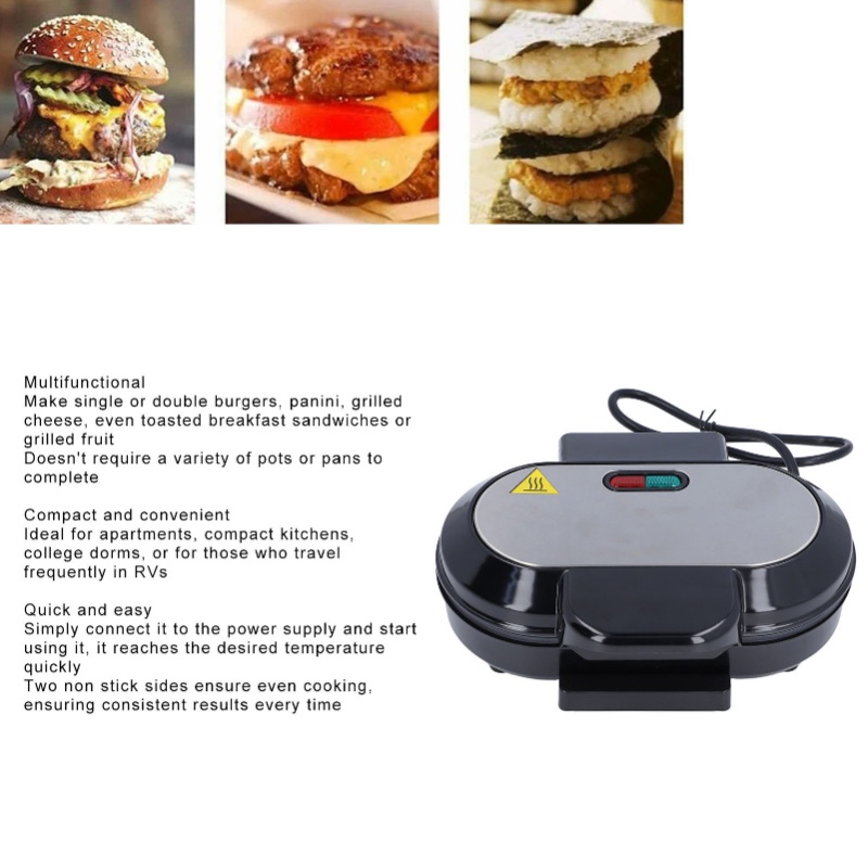เตาปิ้งย่างไฟฟ้า 750 วัตต์, เค - Breakfast Sandwich Press บทวิจารณ์และราคา