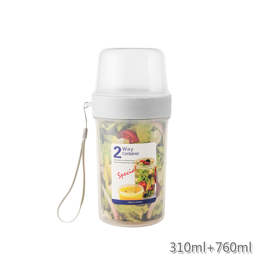 กล่องใส่อาหารสองชั้นป้องกันการ - Meal Prep Jars With Lids บทวิจารณ์และราคา